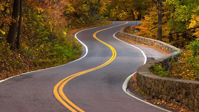 Winding mountain road