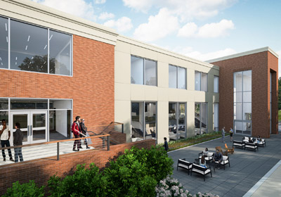 Rendering of the John Kenny Forrer Learning Commons|John Kenny Forrer Learning Commons|The John Kenny Forrer Learning Commons||Rendering of the John Kenny Forrer Learning Commons