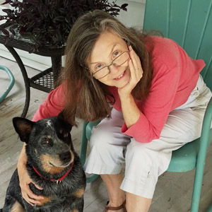 Photo of Sheila Turnage with her dog