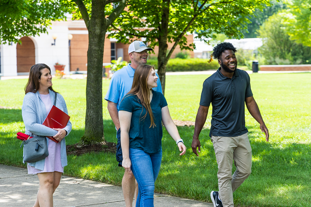 Prospective Family on Campus Visit