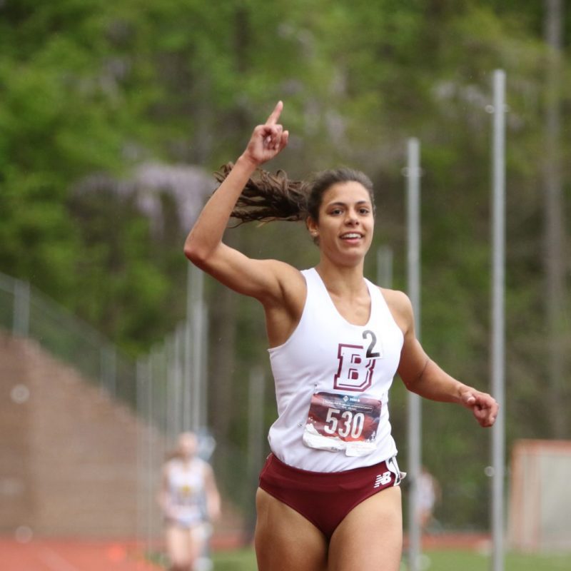 Calista Ariel during a track meet