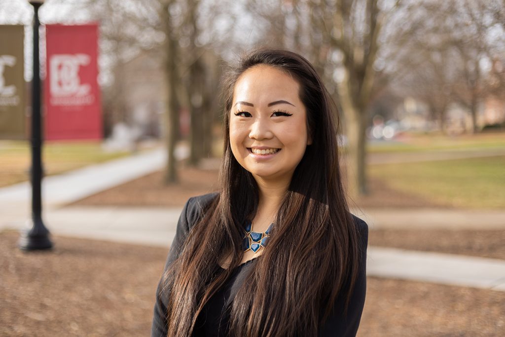 Headshot of Anna Cho outside