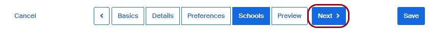 Screen prompt - You're almost done! Choose Next on the bottom navigation to review a Preview of your job. If you are satisfied with it, click Save, if not, navigate back to fix whatever details you need to fix.