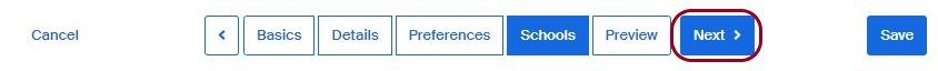 Screen prompt - You're almost done! Choose Next on the bottom navigation to review a Preview of your job. If you are satisfied with it, click Save, if not, navigate back to fix whatever details you need to fix.