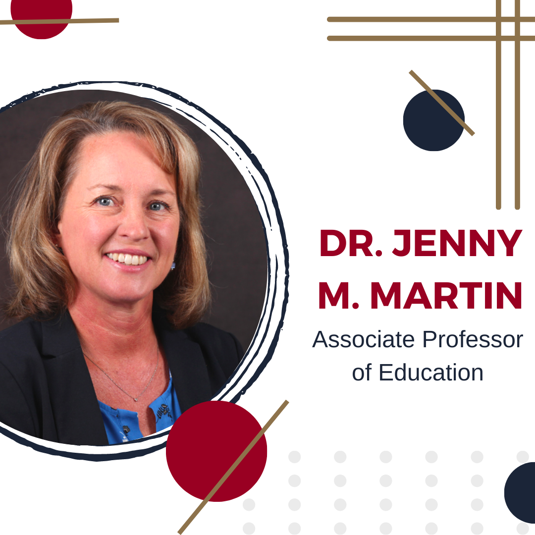 Dr Jenny M Martin Associate Professor of Education