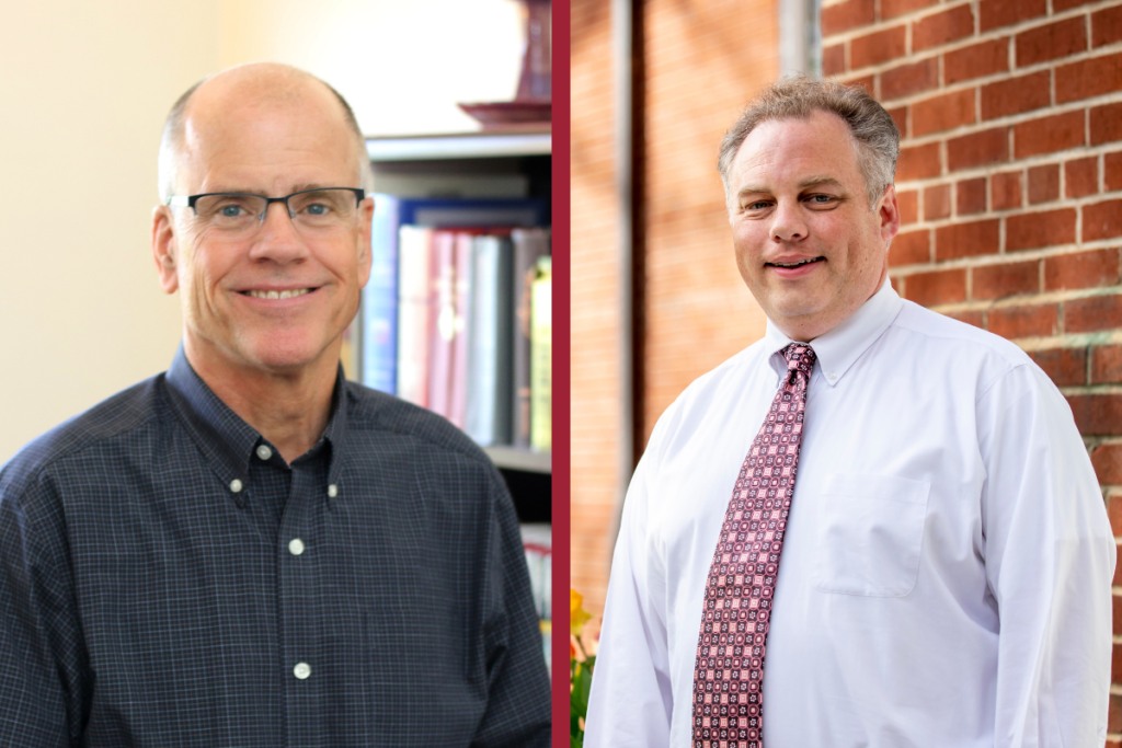 The Rev. Dr. Robbie Miller and the Rev. Jeffery Carr.