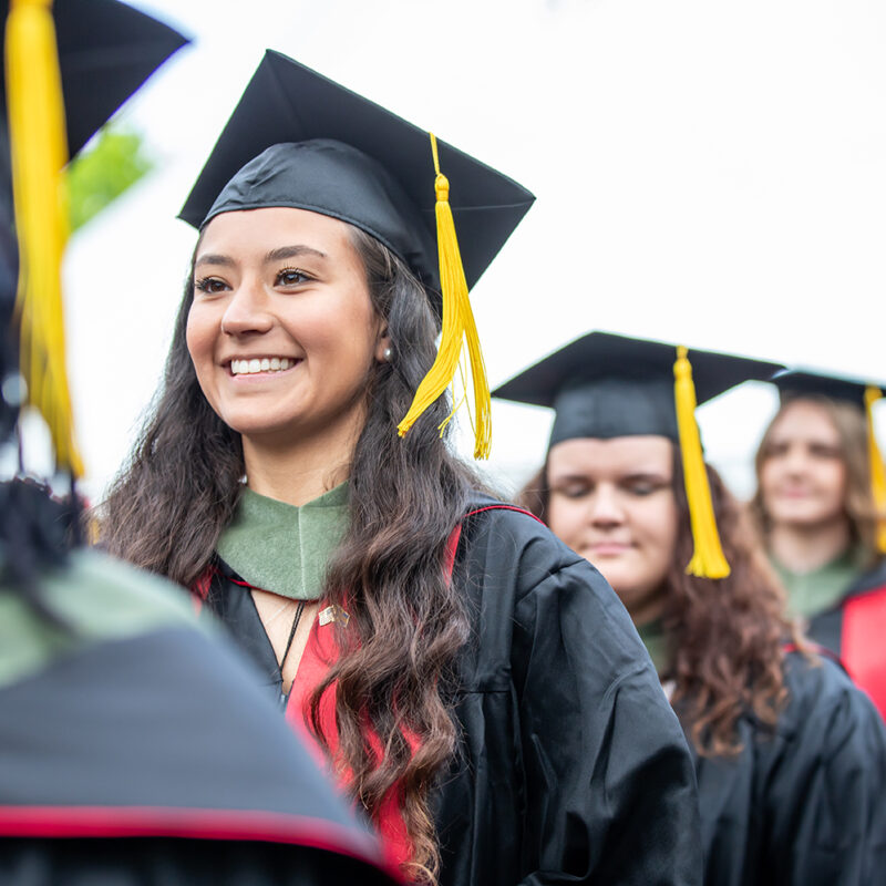 Students at Graduation