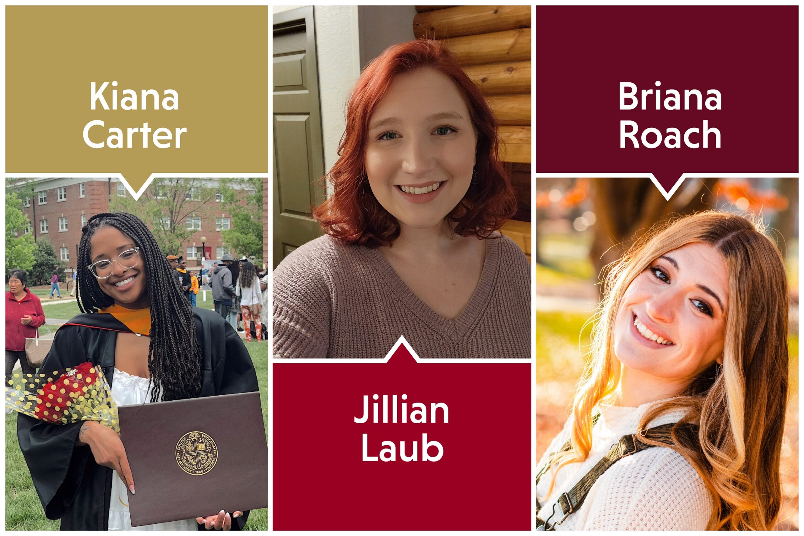 Three Bridgewater College Psychology Graduate Students Awarded Scholarships, Post-Graduation Jobs through Hospital Collaboration