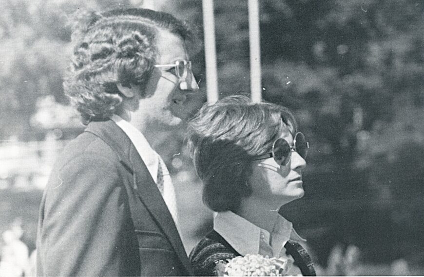 Bob Armbruster and Beverly Thompson in 1975