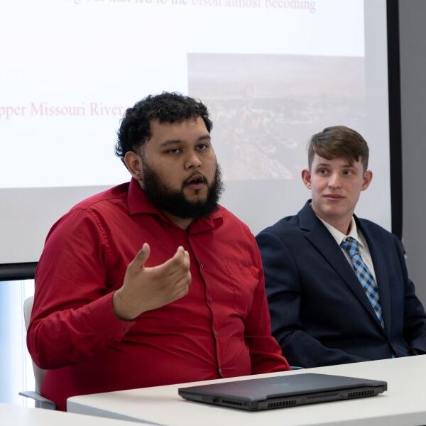 Students presenting at ASPIRE 2026.