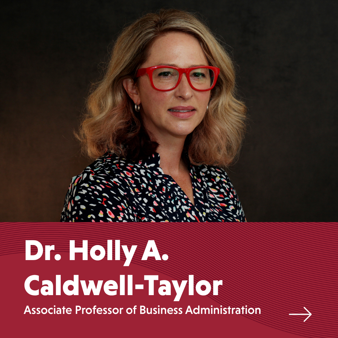 Dr Holly A Caldwell-Taylor Associate Professor of Business Administration