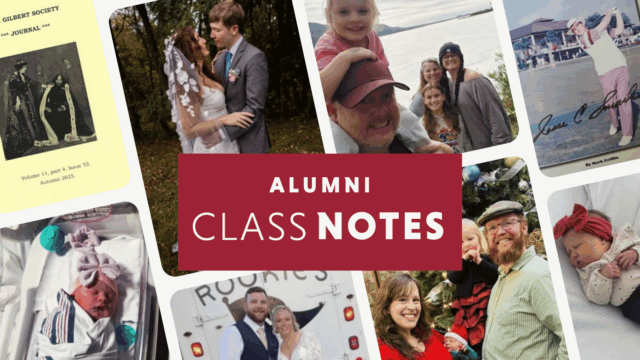 Alumni Class Notes