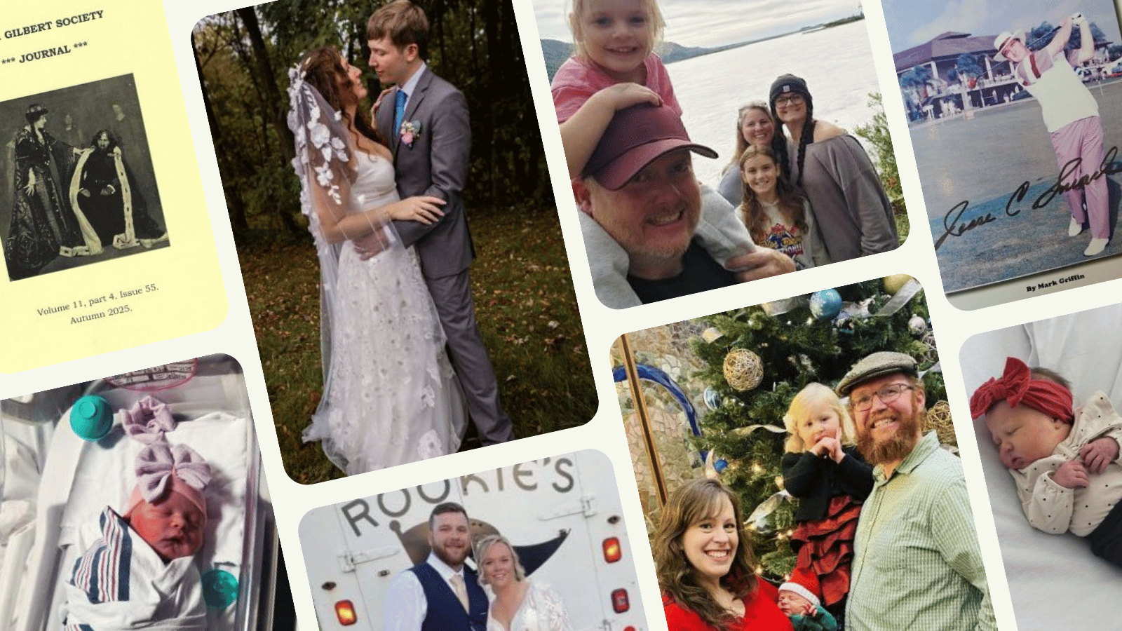 Collage of class notes images