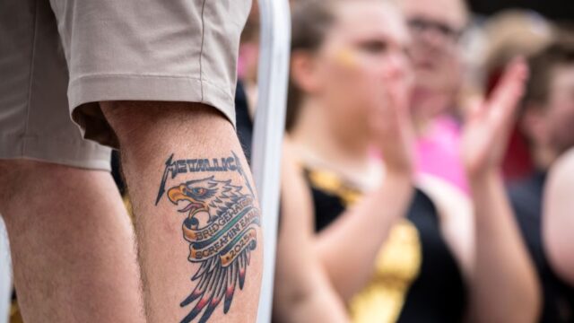 Barry Flowe's Metallica tattoo