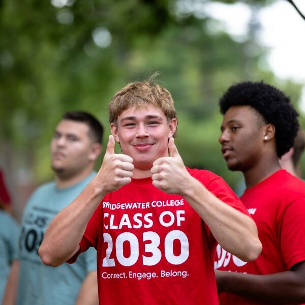 Student giving the thumbs up at the BC Cup 2026