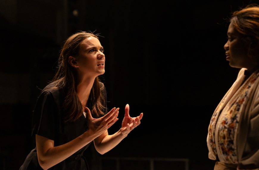 Actors in the Theatre at Bridgewater production of "The House of Bernarda Alba"